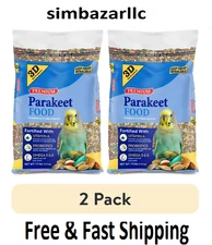3-D Pet Products Premium Parakeet Bird Food, with Probiotics, 7.5 Lb. (2 Pack)
