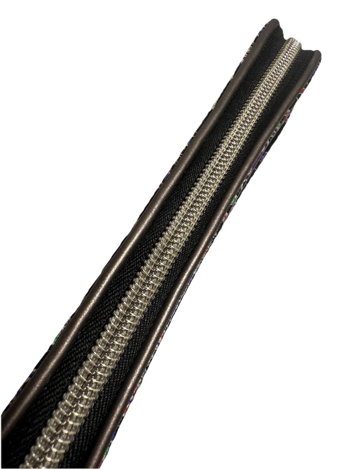 Carteira Sacroots com zíper ao redor do círculo de artista preta multicolorida mandala de lhama nova sem etiquetas - Imagem 4 de 4