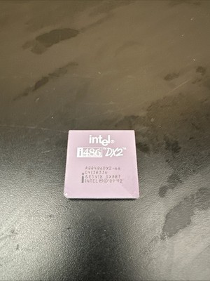 *Untested* Intel i486 DX2-66 Processor CPU A80486DX2-66 SX955 66MHz Socket 3