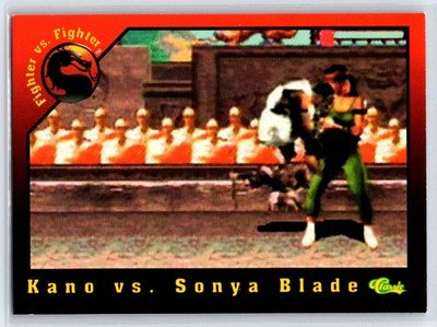 1994 Classic Mortal Kombat Series 1 Kano vs. Sonya Blade #25