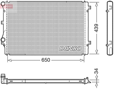 DENSO DRM32041 Kühler, Motorkühlung für AUDI,SKODA,VW
