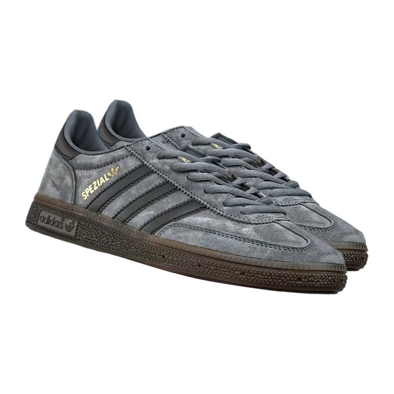 Unisex Turnschuhe Low Top Spezial-Vintage-HandballSneaker Grau/Schwarz EU 36-45 - Bild 3 von 4