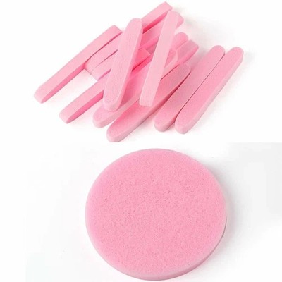 50 pcs PVA Compressed Facial Sponge Makeup Removal Wash Face Sponge Pads Pink