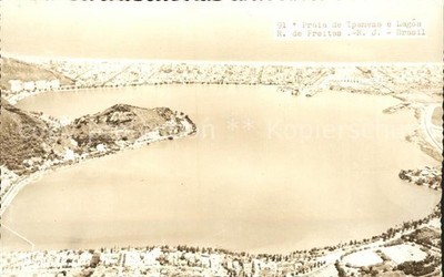 Rio de Janeiro Praia de Ipanema e Lagoa Rodrigo de Fre