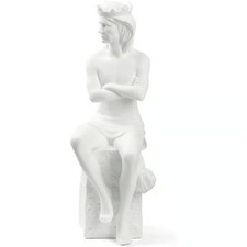 Figur Sternzeichen Löwe männlich weiß Polyresin Christel Marrot OVP 24 cm