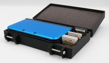Funda protectora de transporte para "Old" 3DS XL - Tiene capacidad para 15 juegos, tiene almacenamiento adicional