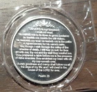 Lot of 4 Silver Rounds 1 oz .999 Fine Round Inspirational Prayers Total 4 oz