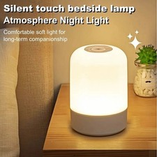 Mini LED Touch Sensor Night Lights USB Rechargeable Table Lamp