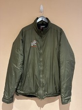 Keela Mens Primaloft 100% Nylon Green Padded Bomber Jacket Coat Size XL