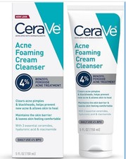 CeraVe Acne Foaming Cream Wash Maximum Strength - 5oz Each Box
