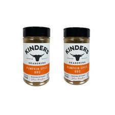 2 x Kinder's Pumpkin Spice BBQ Seasoning 9.4 oz each Best By 07/2026