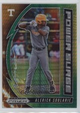 2020 Prizm Draft Picks Power Surge Green & Yellow Hyper Alerick Soularie 0q3