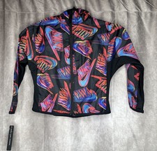 Nike Boys Windbreaker Jacket Size 4/XS Packable Zip Up New With Tag