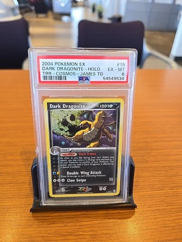 2004 Pokémon EX Dark Dragonite Holo PSA 6 TRR-Cosmos-James TD