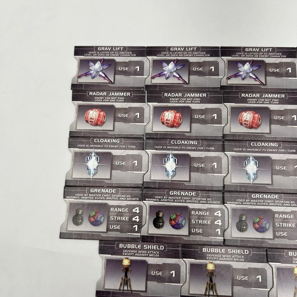 2008 Halo Interactive Strategy Game Replacement Parts 25 Halo Card Lot RPG - Image 2 of 4