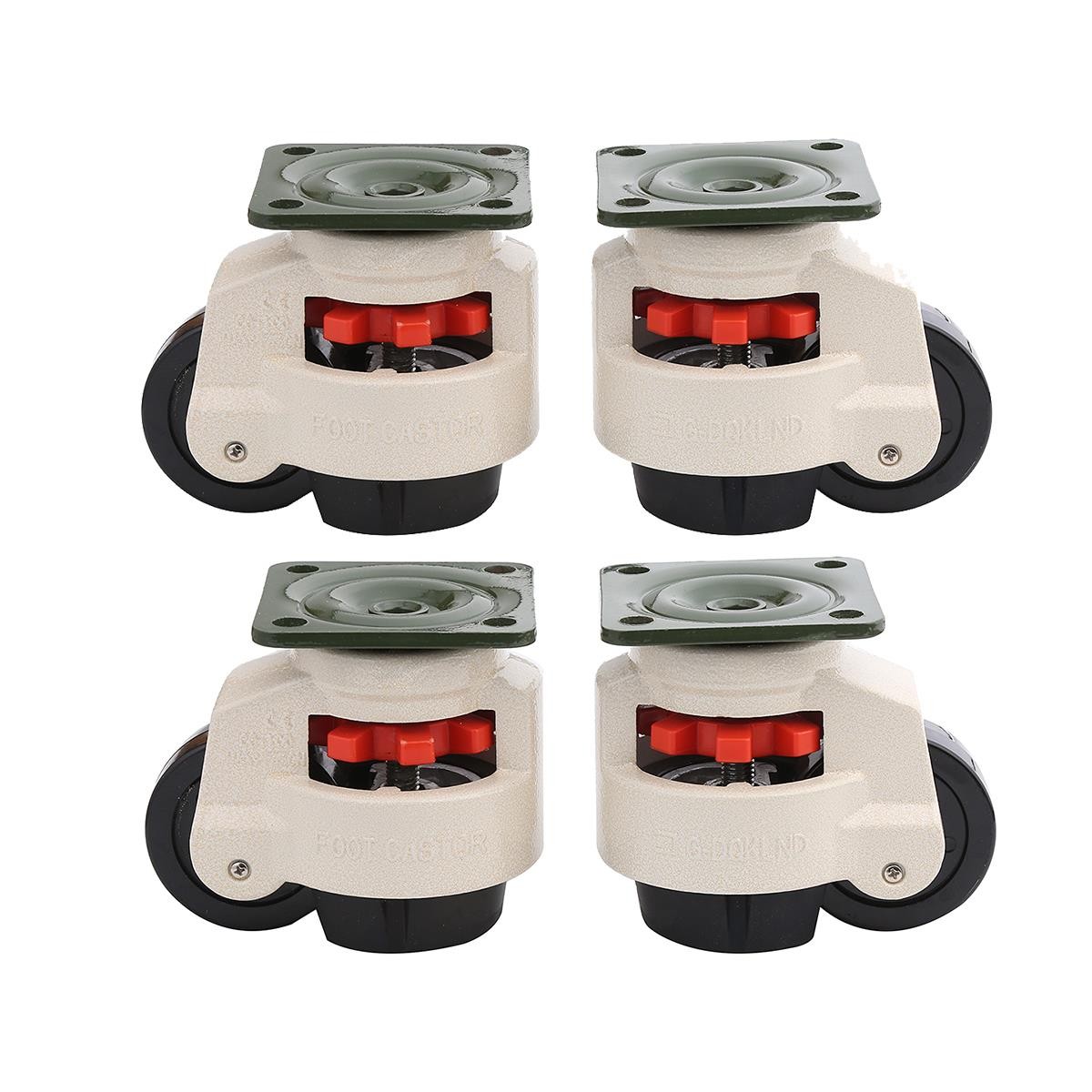Heavy duty foot master wheel GD-80F 4PCS SET