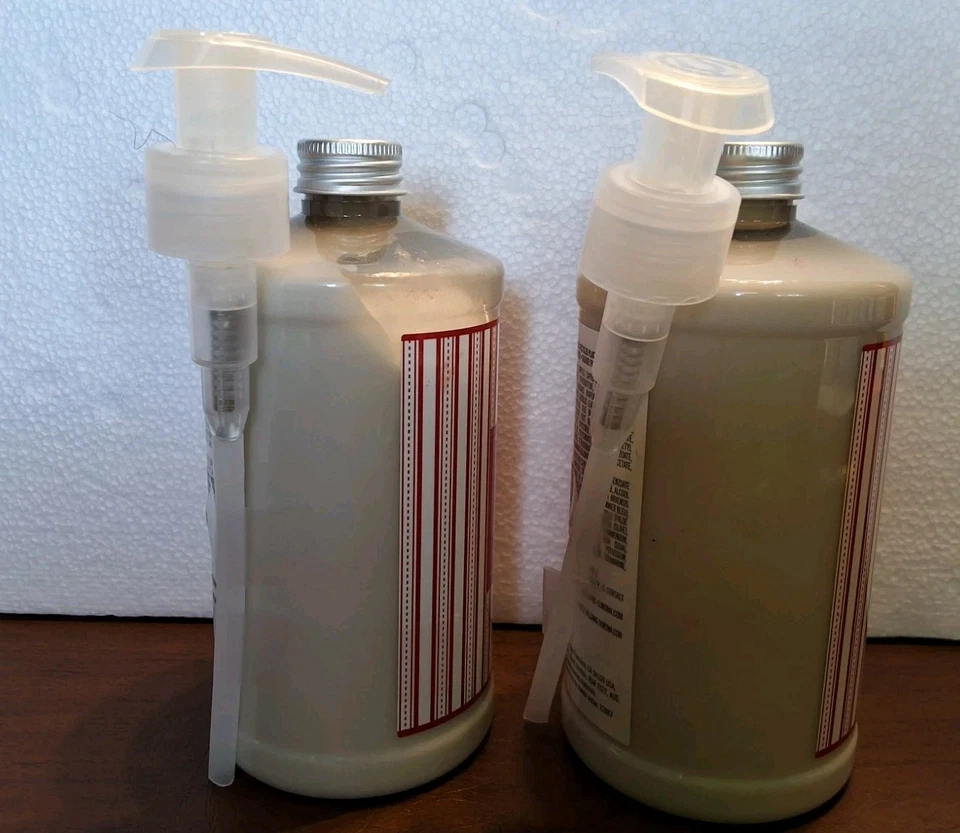 Williams Sonoma Peppermint Frost Hand  Lotion 16 oz Each w/Pumps New Set Of 2 - Image 3 of 4