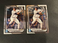 (2) 2024 Bowman Draft - Chrome #BDC-158 Sam Antonacci (RC) White Sox