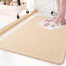 Non-Slip Bathtub Mat, 20 x 32 Inch Shower Mats for Bath Tub, PVC Loofah Bathroom