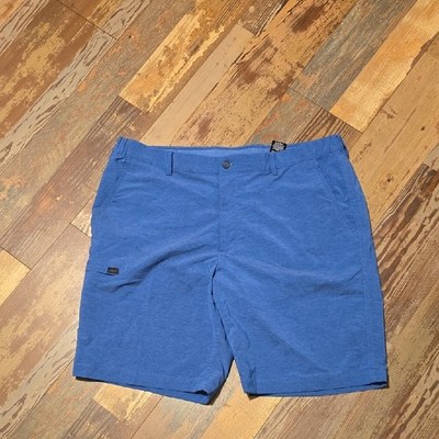 Greg Norman Collection Blue Flat Front Men's Shorts Size 38
