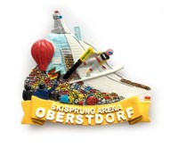 Oberstdorf Skisprungschanze Premium Magnet Aus Poly Souvenir Germany