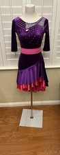 Pre-Owned Latin Rhythm Ballroom Dress Size Adult X-Small - Small