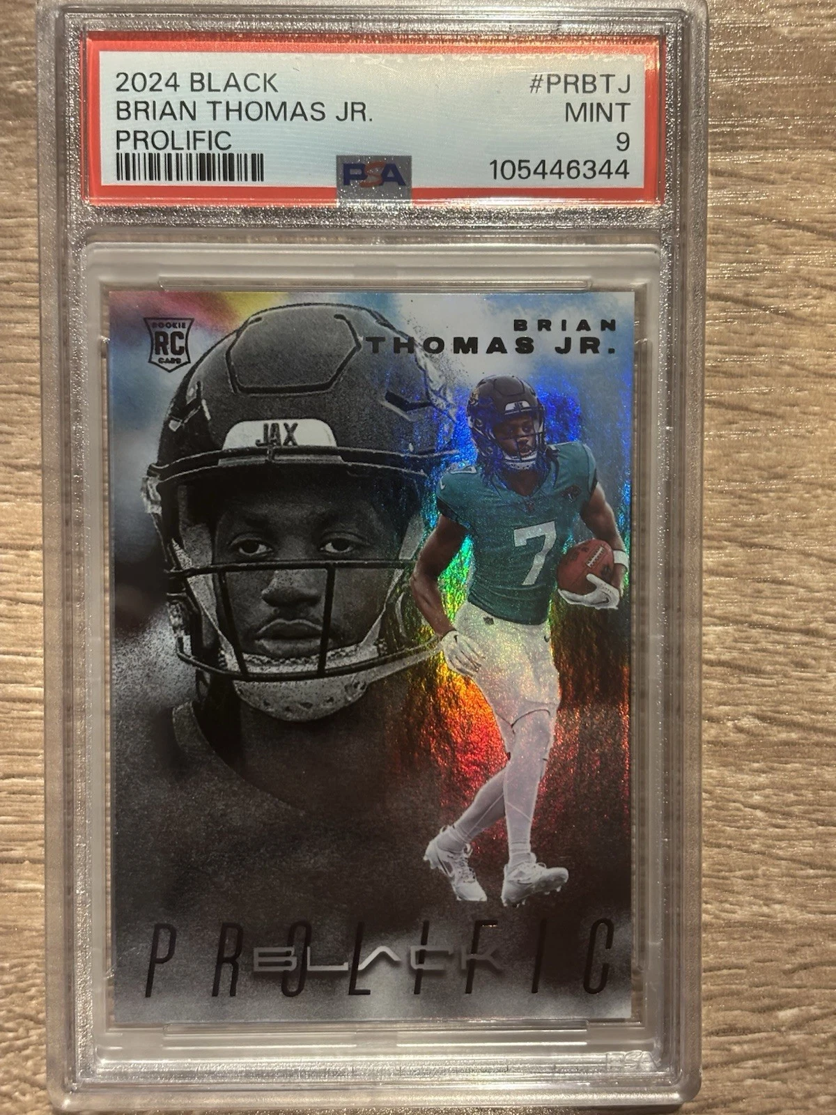 Brian Thomas Panini Black Prolific #PRBTJ Base