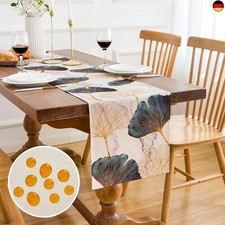 Vintage Tischläufer Outdoor Tischläufer Sommer Tischläufer Polyester Petrol Go