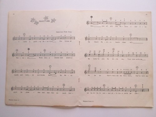 Songs of Many Lands Arranged for the *Magnus Chord Organ* Sheet Music Piano Book - Picture 9 of 9