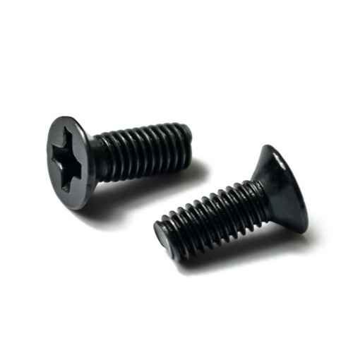 Bullone vite testa piatta svasata incasso croce Phillips nero M2 M2,5 M3 M4 M5 M6 - Foto 4 di 12