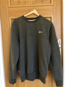 grey slazenger jumper