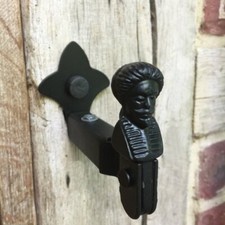 Fensterladenhalter Kopf -Schwarz, Blendladenhalter - Klappladenhalter