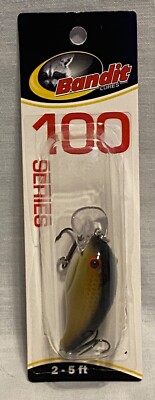 Pre Pradco 1B68 Bandit 100 Crankbait Fishing Lure Penny Shad -Vintage NIP