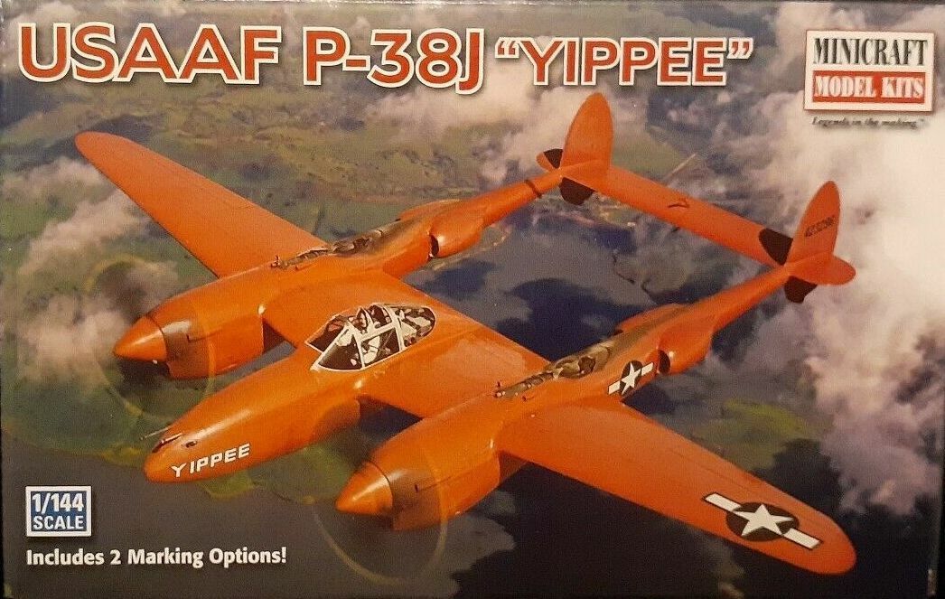 1/144 Minicraft 14668: P-38J Lightning