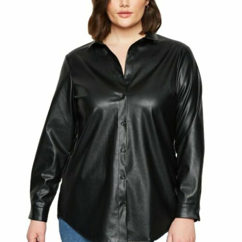 Women's Genuine Lambskin Leather Button 