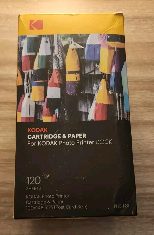 KODAK Dock Plus & Dock Photo Printer Cartridge PHC-120. Not Complete