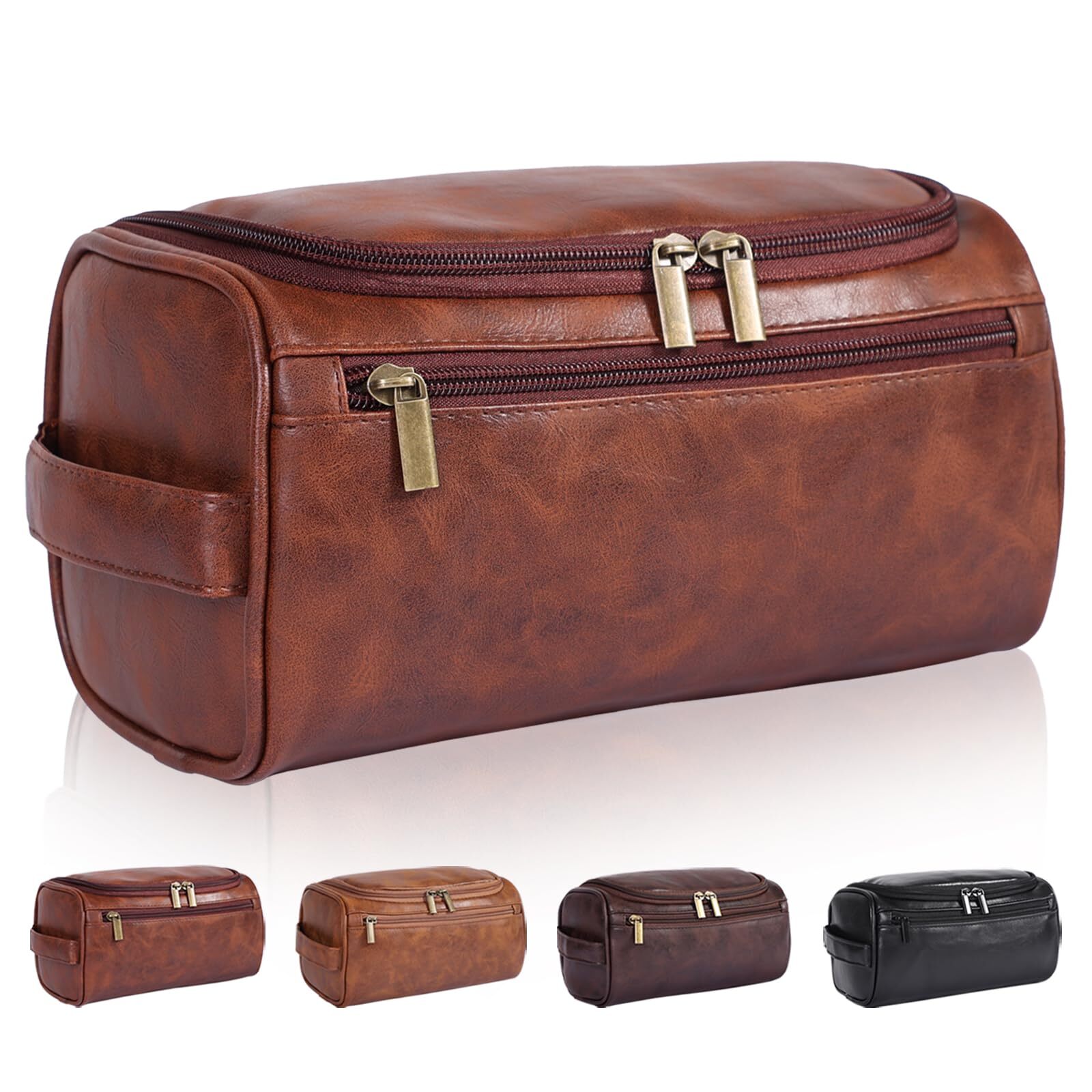 Toiletry Bag for Men Hanging Travel Shaving Dopp Kit for Men and Women Water-...-image