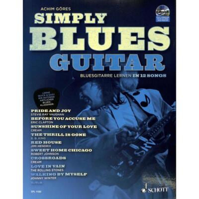 Simply BLUES Guitar - A. Göres inkl. CD   Bluesrock Gitarrenschule mit Tabulatur
