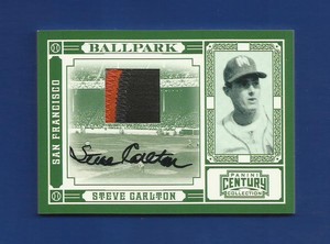 2010 century collection steve carlton ballpark auto autograph jersey patch 25 ebay ebay