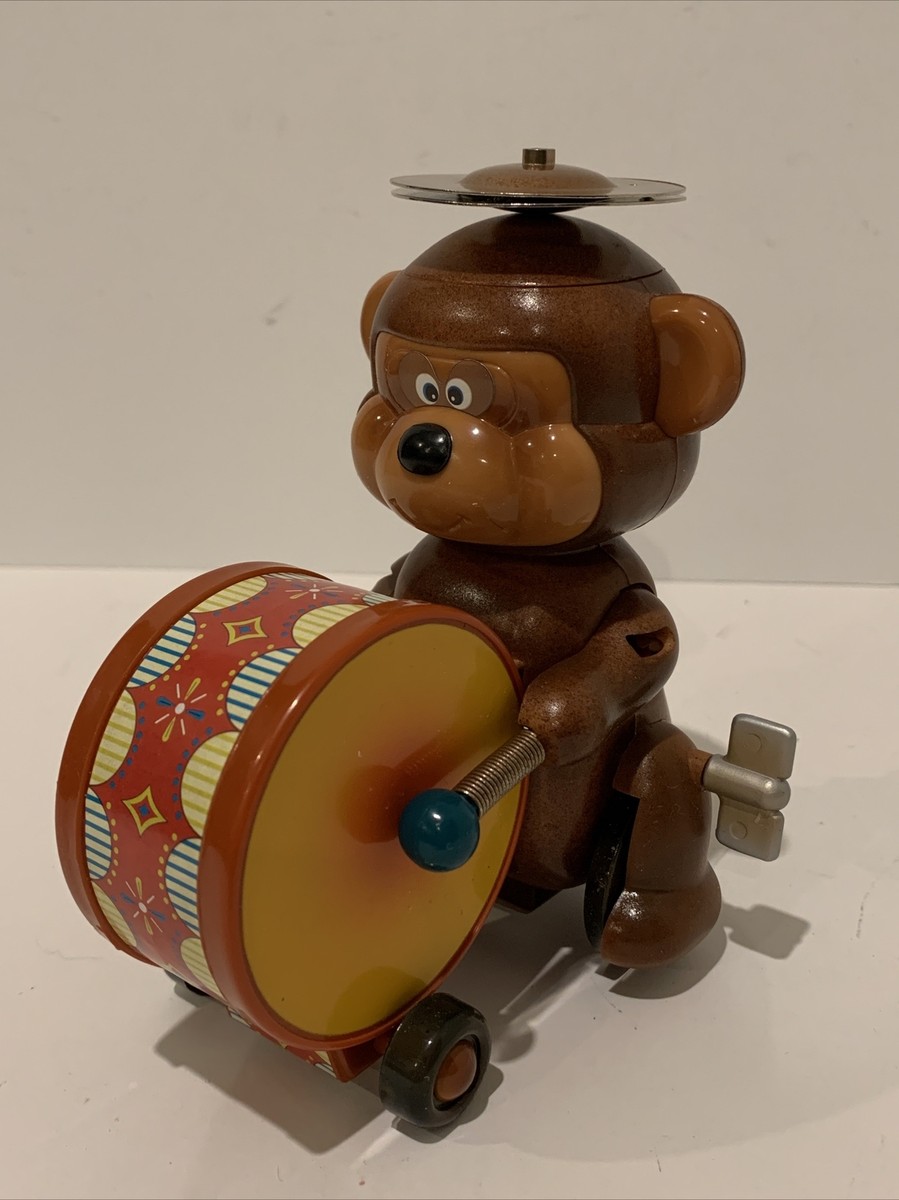 RUSS Yesterday's Favorites Wind-Up MONKEY Plays Drum Cymbal