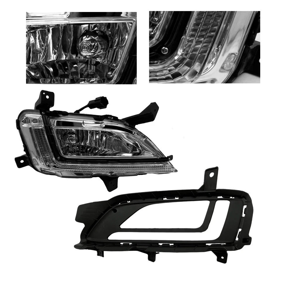 Luces antiniebla LED para Hyundai Tucson 2019-2021 luces de parachoques delanteras con DRL Foto 4 de 4