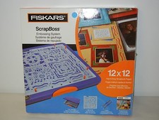 FISKARS 12-6600 SCRAPBOSS 12X12 EMBOSSING SYSTEM