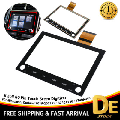 8'' NAV Touchscreen Digitizer für Mitsubishi Outlander 2 Knöpfe Radio Navigation
