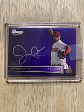 2014 Bowman Black JAKE BARRETT Auto on Card #2/10