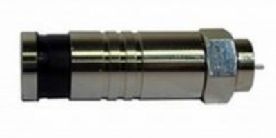 Platinum Tools 18311 F RG11 Nickel Plated Compression Connector, 25-Piece