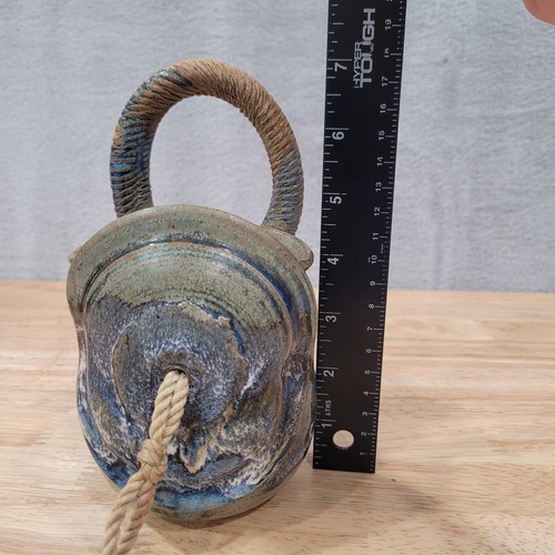 Pottery Bird Feeder or Planter Village Potter Colby Handmade - Picture 13 of 14