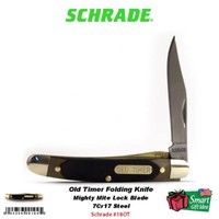 Schrade/old Timer Folding Knife, Mighty Mite Lock Blade. 7cr17 Steel 18ot Schrade/old Timer Folding Knife, Mighty Mite Lock Blade. 7cr17 Steel 18ot