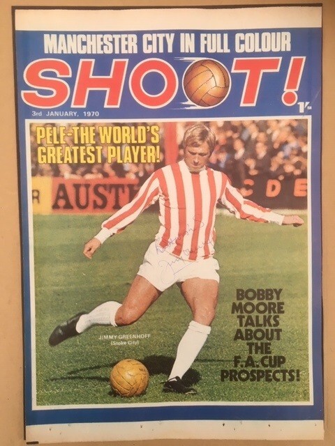 JIMMY GREENHOFF SIGNED STOKE CITY PICTURE | eBay UK