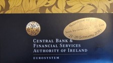 EURO-Kursmünzensatz Irland 2010, im Souvenir-Folder