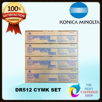 Drum Set Konica Minolta A2XN0TD DR512 A2XN0RD DR-512K CMYK Bizhub C554 C224 C364